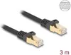 Delock RJ45 Netzwerkkabel mit Geflechtmantel Cat.6A S/FTP Produktbild-Vorschau 2