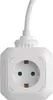 Steckdosenwürfel 1,9 m / 4 Steckdosen / weiß / PVC / USB / 1,5 mm2 Produktbild-Vorschau