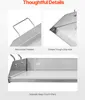 SucceBuy Piastra piatta in acciaio inox per barbecue, Anteprima dell’immagine prodotto 3