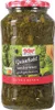 A glass jar of pickled kale with a red and white checkered lid and a label. Anteprima dell’immagine prodotto