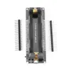 A black electronic development board with gold connectors and pin headers, shown from a top-down perspective on a white background. Produktbild-Vorschau