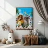 Oh Art! Malen nach Zahlen „Madagaskar“ 40x50 cm Kinder & Produktbild-Vorschau 2
