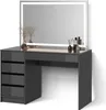 Schminktisch Livinity Imola Anthrazit 120 cm mit Produktbild-Vorschau 1