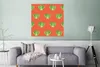 MuchoWow® Poster Gemüse - Muster - Rot 75x75 cm - Wand Produktbild-Vorschau 5