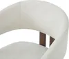 Flieks : 6 chaises de salle à manger en métal aspect bois, Voir les images du produit 8