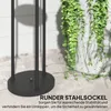 Outsunny Solar Stehlampe Rattan Solarlampen mit Lichtsensor Produktbild-Vorschau 9