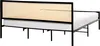 BELIANI Bett Schwarz Metall mit Lattenrost 180x200 cm Hohes Produktbild-Vorschau 6