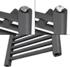 Collage of close-up shots of a radiator, showing connection points and the overall structure. Náhľad obrázku produktu