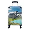 MuchoWow® Koffer Handgepäck Trolley Rollkoffer Kleine Produktbild-Vorschau 1