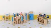 goki 51907 Puppenmöbel Küche, blau/natur (1 Set) Produktbild-Vorschau 13