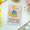 Mr. & Mrs. Panda Ansichtskarte Bauingenieur Held - Grau Produktbild-Vorschau 2
