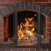 relaxdays Kaminschutzgitter schwarz Produktbild-Vorschau 2