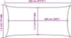 vidaXL Sluneční plachta 160 g/m² Bílá 4x7 m HDPE Náhled obrázku produktu 7
