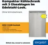 Exquisit Vollraumkühlschrank KS16-V-040D inoxlook | Produktbild-Vorschau 2