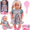 MalPlay Puppe Bella Set Blondes Stirnband Zubehör Bürste Produktbild-Vorschau 1