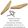6 Stück Vintage Holzhaken Holz Haken Tragfähigkeit 5kg, Produktbild-Vorschau 4