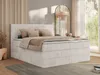 MKS MEBLE Boxspringbett 200x200 Beige Cord, Boxspringbett Produktbild-Vorschau 1