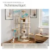 tectake® Kratzbaum Fippi 201 cm inklusive Spielkordel und Produktbild-Vorschau 3