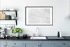 MuchoWow® Gerahmtes Poster Marmor - Textur - Grau - Produktbild-Vorschau 4