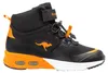 KangaROOS Jungen Kx-hydro Sneaker, Jet Black Neon Orange, Produktbild-Vorschau 7