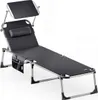CASARIA® Sonnenliege Malta klappbar 180kg belastbar Produktbild-Vorschau 1
