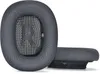 Two black ear pads for headphones are shown against a white background. Produktbild-Vorschau