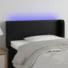 LED Kopfteil Schwarz 83x16x78/88 cm Kunstleder Produktbild-Vorschau 2