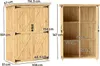 Armoire à outils de jardin en bois avec double porte Voir les images du produit 3