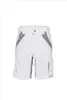 A pair of white and gray men's shorts is shown against a white background. Produktbild-Vorschau