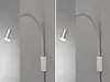 Two identical wall lamps are shown side-by-side against a gray wall. Produktbild-Vorschau