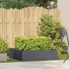 vidaXL Sadzarka antracytowa 100x100x30 cm stalowa Podgląd zdjęcia produktu 3