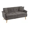 Merax 2-Sitzer Doppelsofa mit dicken Kissen, Holzbeinen und Produktbild-Vorschau 14