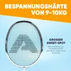 Apollo Badminton Match Pro 800 Carbon White/Black Produktbild-Vorschau 3