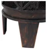 Tepro 1127 Feuerstelle Gracewood Terrassenofen Ofen Feuerkorb Kamingrill Gartenkamin Schwarz/bronze Feuerstellen Feuerkörbe 4011964011274 1127 237254 Produktbild-Vorschau