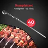 Grillx Grillspieße 12 Stück – Edelstahl 40cm – Kebab & Produktbild-Vorschau 5