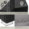 A collage of close-up images showcasing features of a rattan lounge set. Náhled obrázku produktu