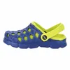 Fashy 7446 50 Kinder Uni Bade-Clog Sephia Blau - Limette, Produktbild-Vorschau 3