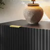 Sideboard 'Nand' mit 3 Türen 120 x 40 x 76 cm Schwarz Produktbild-Vorschau 6