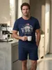 Pyjama Set Kurz - Colorado 96, Farbe:schwarz, Größe:5XL Produktbild-Vorschau 10