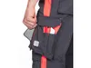 Latzhose ARDON®NEON grau-rot mit Tasche für Knieschoner, Produktbild-Vorschau 5