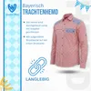 Trachtenhemd für trachten lederhosen freizeit Hemd Produktbild-Vorschau 5