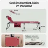 CASARIA® Sonnenliege Klappbar Wetterfest Gartenliege mit Produktbild-Vorschau 3