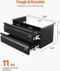 2 Drawer 40 cm Under Desk Drawer Organizer Slide-out Drawer Produktbild-Vorschau 2