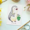 Mr. & Mrs. Panda Postkarte Sommelier Herz - Weiß - Produktbild-Vorschau 2