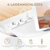Yaheetech Nachttisch Beistelltisch, 2 AC-Steckdosen, 2 Produktbild-Vorschau 5