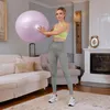 Gymnastický míč s pumpou 65 cm růžový Náhled obrázku produktu 3