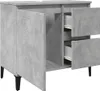 vidaXL Waschbeckenunterschrank Betongrau 65x33x60 cm Produktbild-Vorschau 5