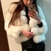 Donna Cappotto in Pelliccia sintetica Giacca invernale in Anteprima dell’immagine prodotto 4