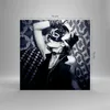 Bilder auf glas - Frau Karneval Maske Mode - 70x70cm - Produktbild-Vorschau 3