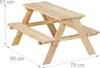 Relaxdays Kinderspeelset voor de tuin, picknickbank, Productafbeelding-voorbeeld 4